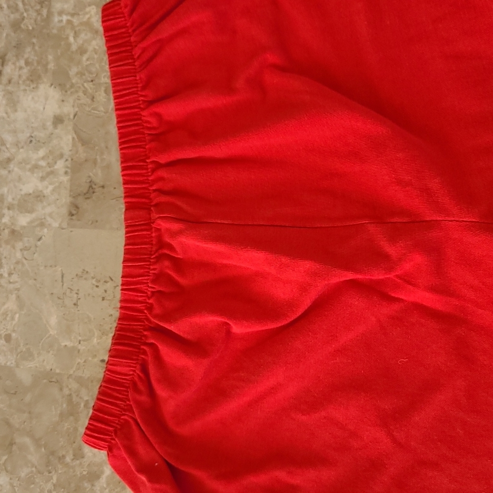 Red Ruffle Shorts - Picture 5 of 8
